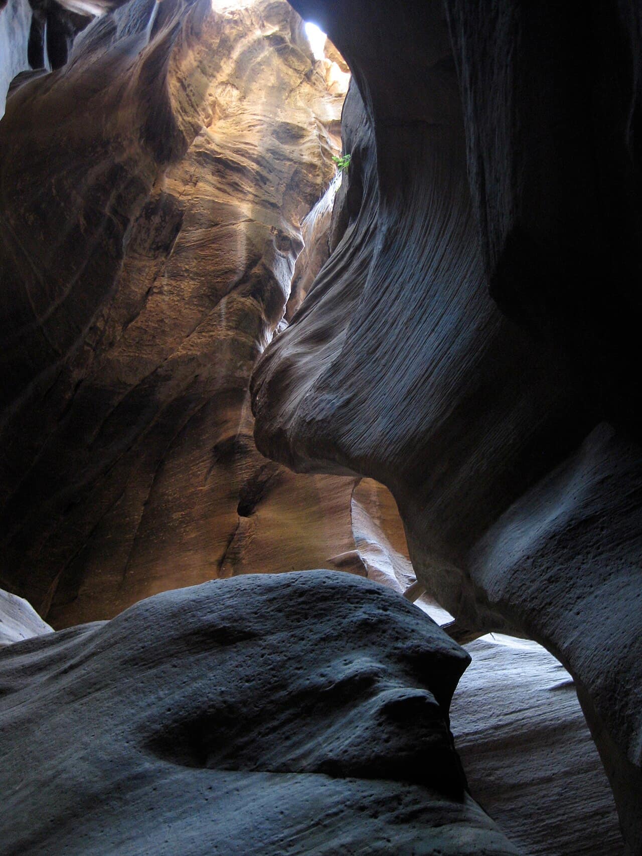 The Subway slot canyon in Zion National Park
