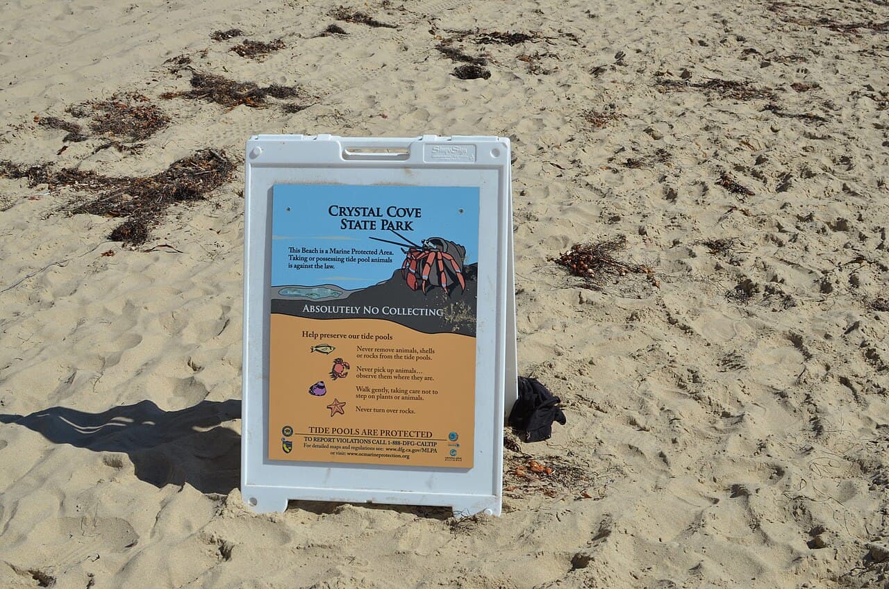 Upper Moro Campground wilderness permit area in Crystal Cove State Park - backcountry hiking destination