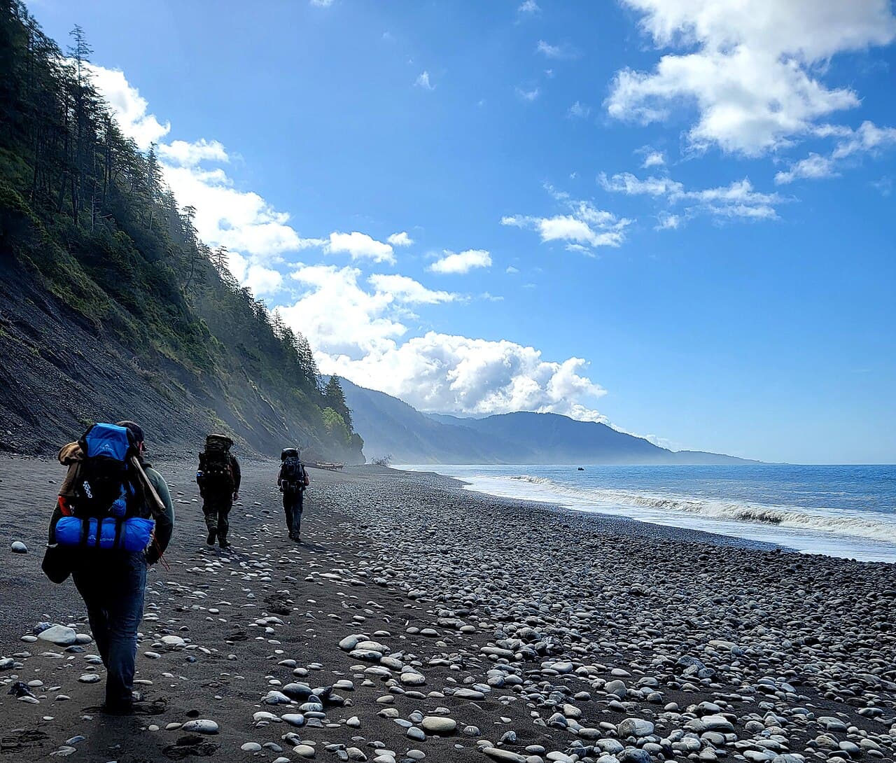 Lost Coast Trail Overnight Permit wilderness permit area in King Range National Conservation Area - backcountry hiking destination