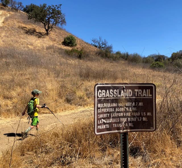 Malibu Creek Campground wilderness permit area in Malibu Creek State Park - backcountry hiking destination