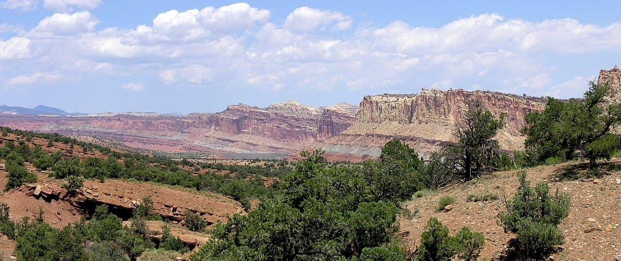 Capitol Reef — Waterpocket Fold wilderness permit area in Capitol Reef National Park - backcountry hiking destination