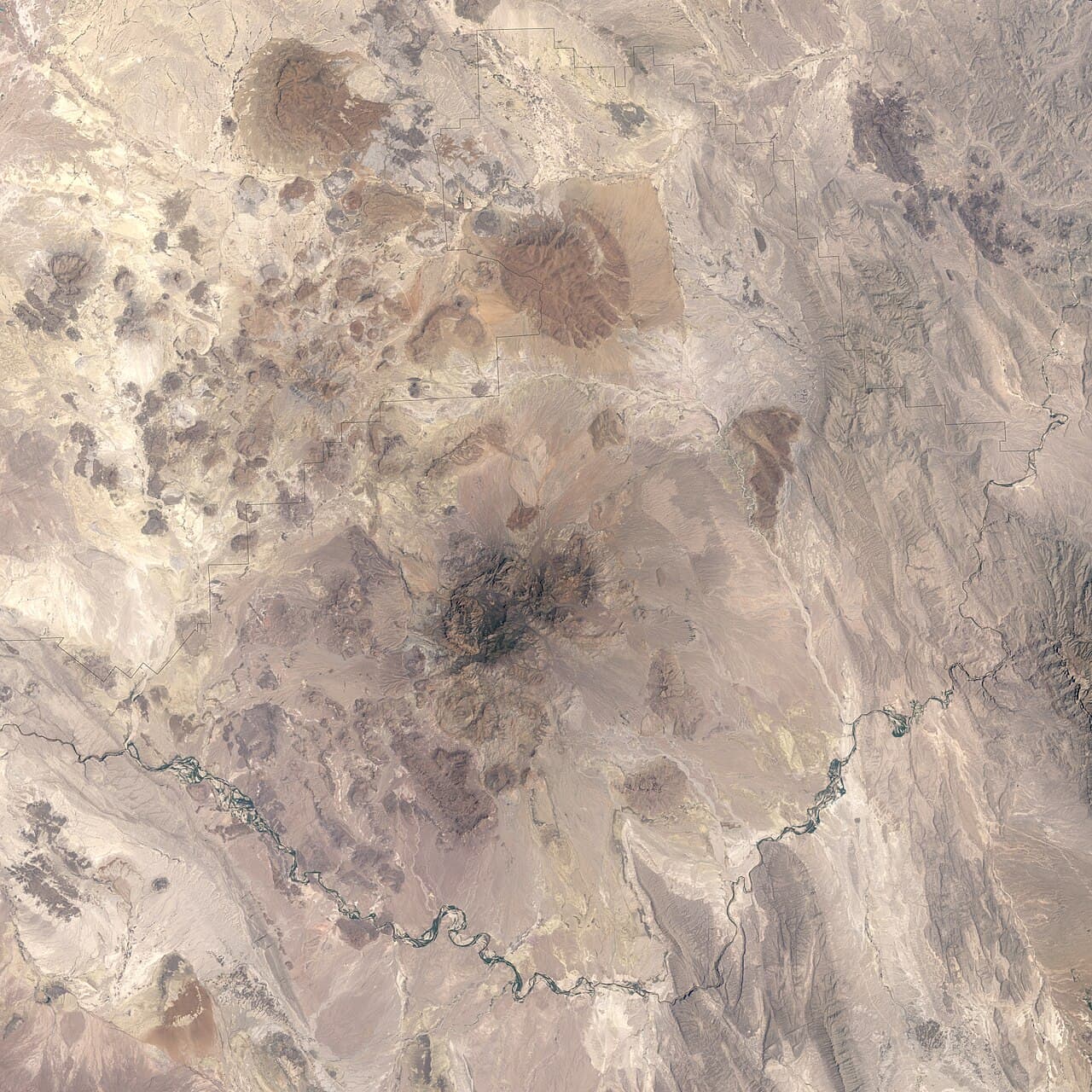 Outer Mountain Loop wilderness permit area in Big Bend National Park - backcountry hiking destination