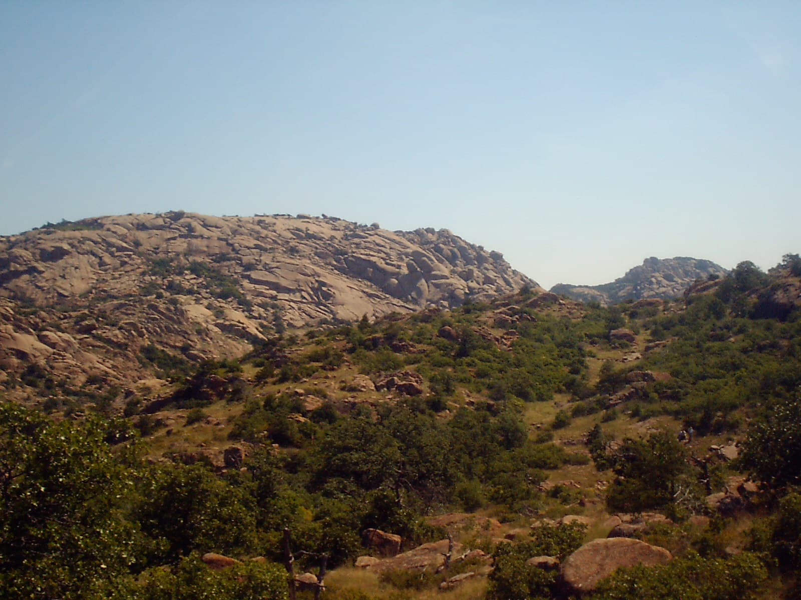 Charon's Garden Wilderness Backcountry Camping Permit permit area in Wichita Mountains Wildlife Refuge - backcountry hiking destination