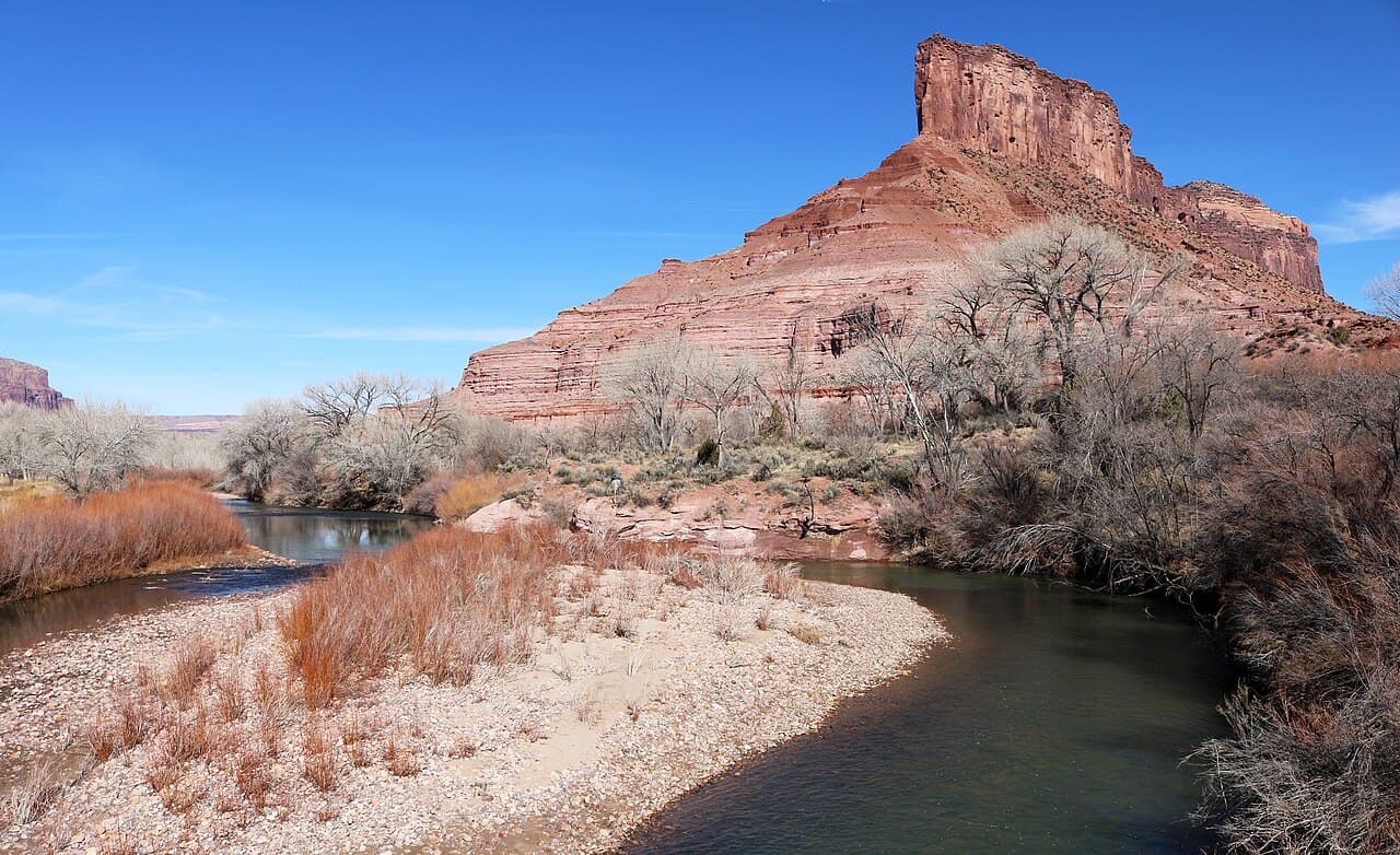 Dolores River (Gateway to Dewey Bridge) permit area in Colorado Plateau Rivers - backcountry hiking destination