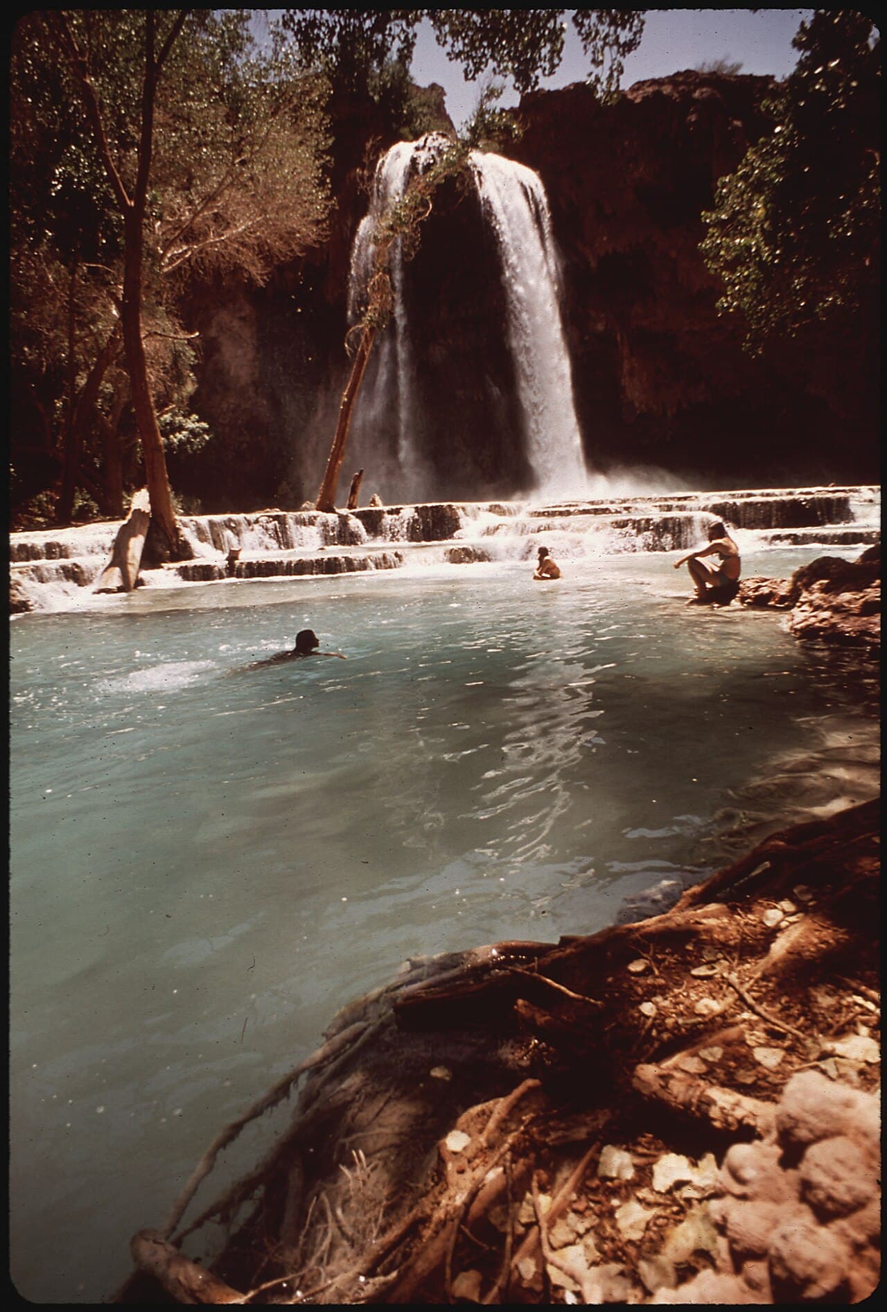 Havasupai Campground Permit wilderness permit area in Havasupai Indian Reservation - backcountry hiking destination