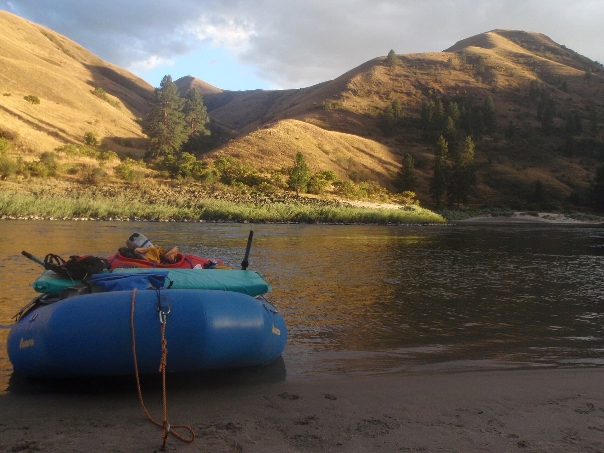 Main Salmon River permit area in Idaho Wild Rivers - backcountry hiking destination