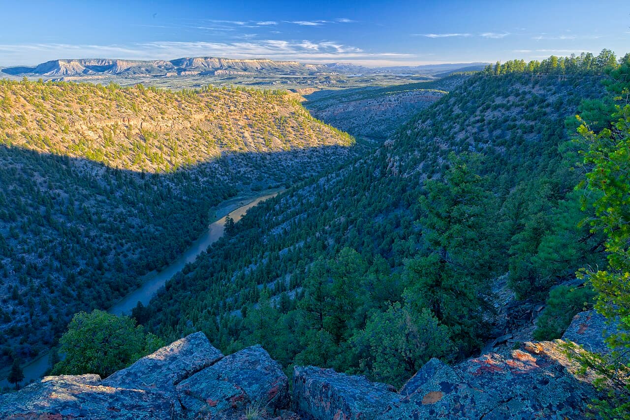 Rio Chama Wild and Scenic River permit area in Southwest Rivers - backcountry hiking destination