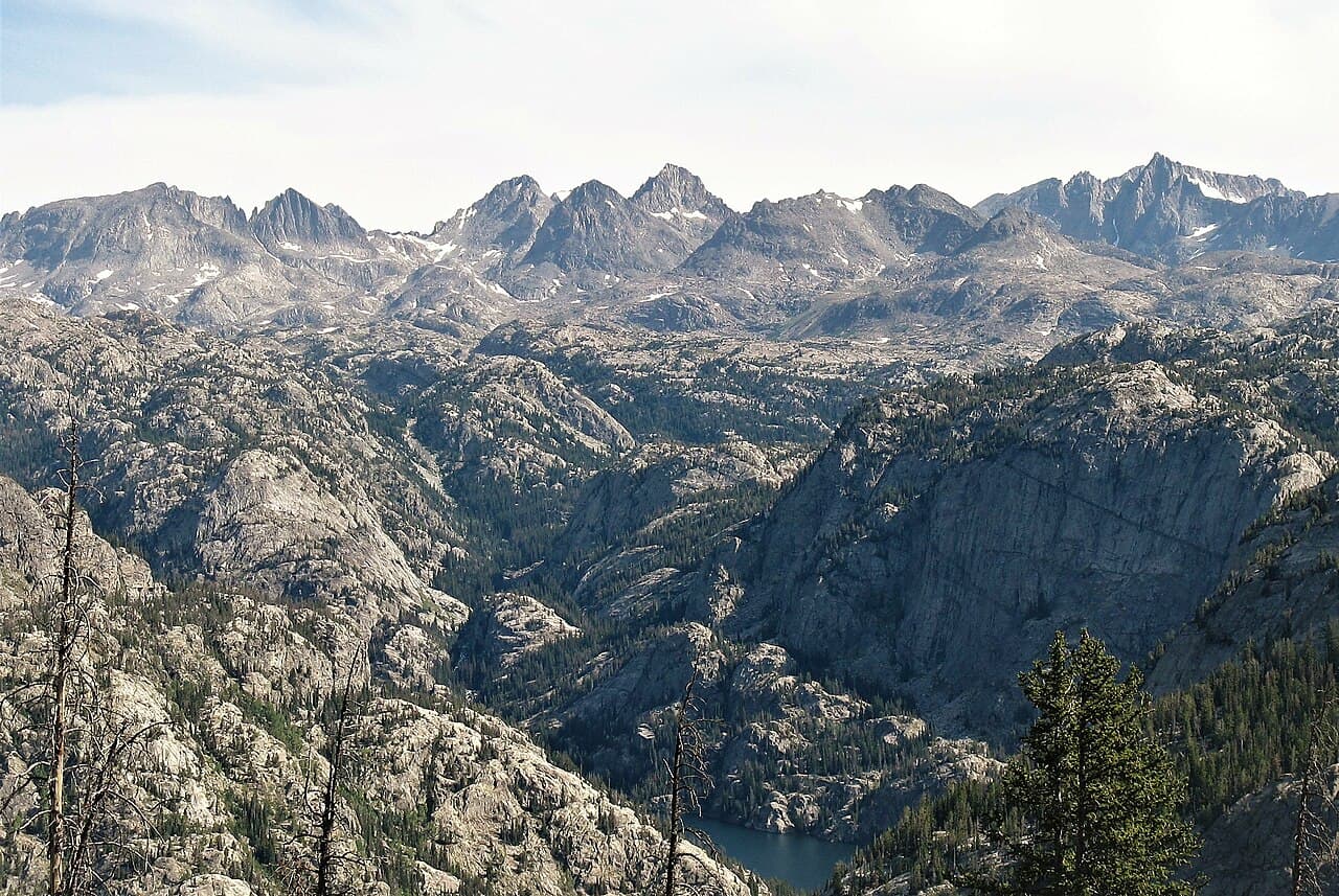 Wind River High Route Permit wilderness permit area in Bridger-Teton National Forest / Wind River Range - backcountry hiking destination