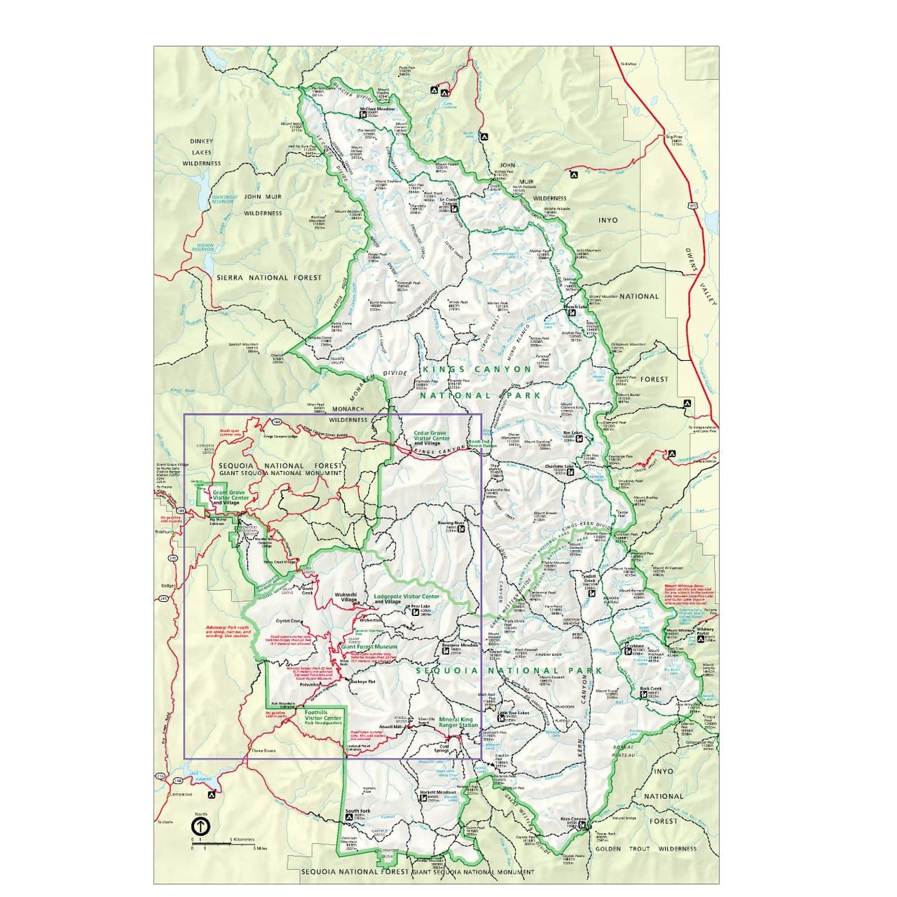 Inyo NF Wilderness Permit — Baxter Pass (JMT) wilderness permit area in Inyo National Forest - backcountry hiking destination