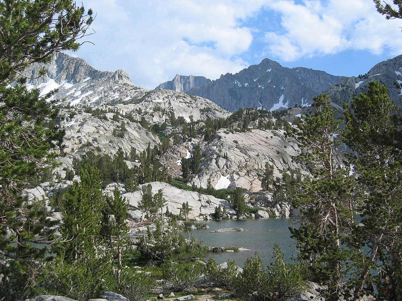Inyo NF Wilderness Permit — Treasure Lakes - South Lake wilderness permit area in Inyo National Forest - backcountry hiking destination