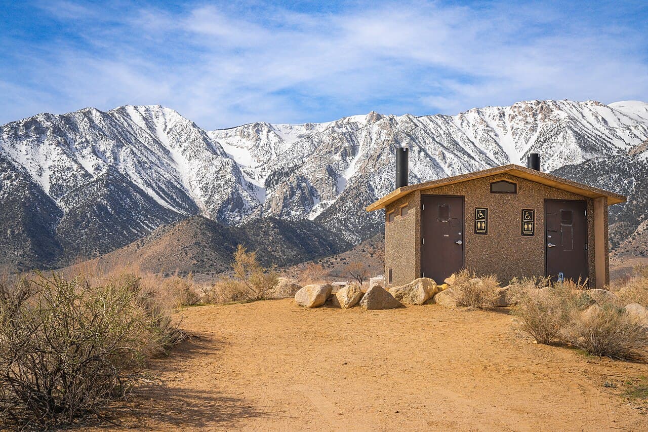 Inyo NF Wilderness Permit — Tuttle Creek wilderness permit area in Inyo National Forest - backcountry hiking destination