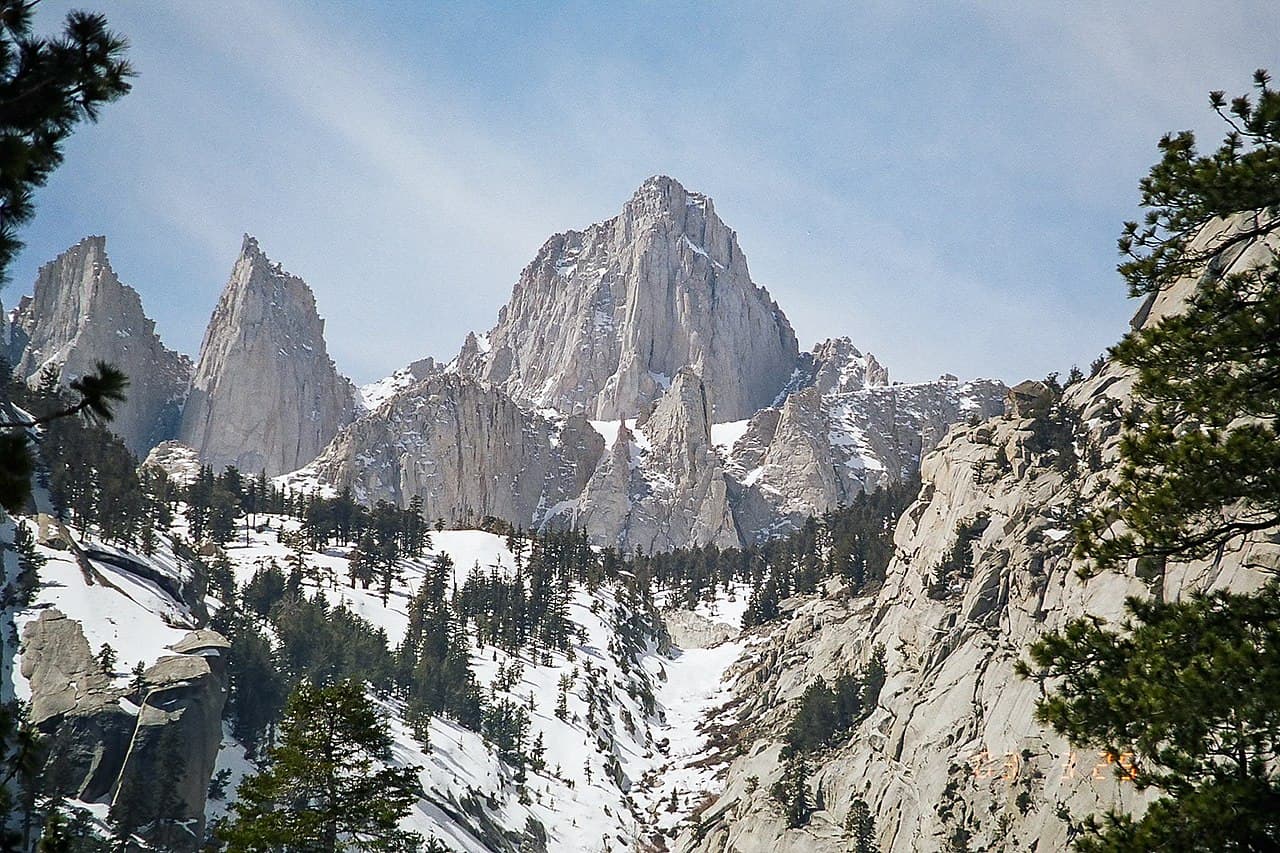 Mt. Whitney Mountaineer's Route Permit wilderness permit area in Inyo National Forest - backcountry hiking destination