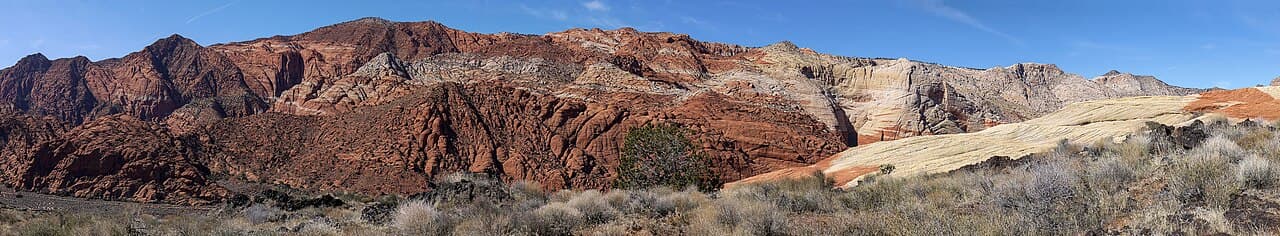 Hike-In Camping Sites wilderness permit area in Snow Canyon State Park - backcountry hiking destination
