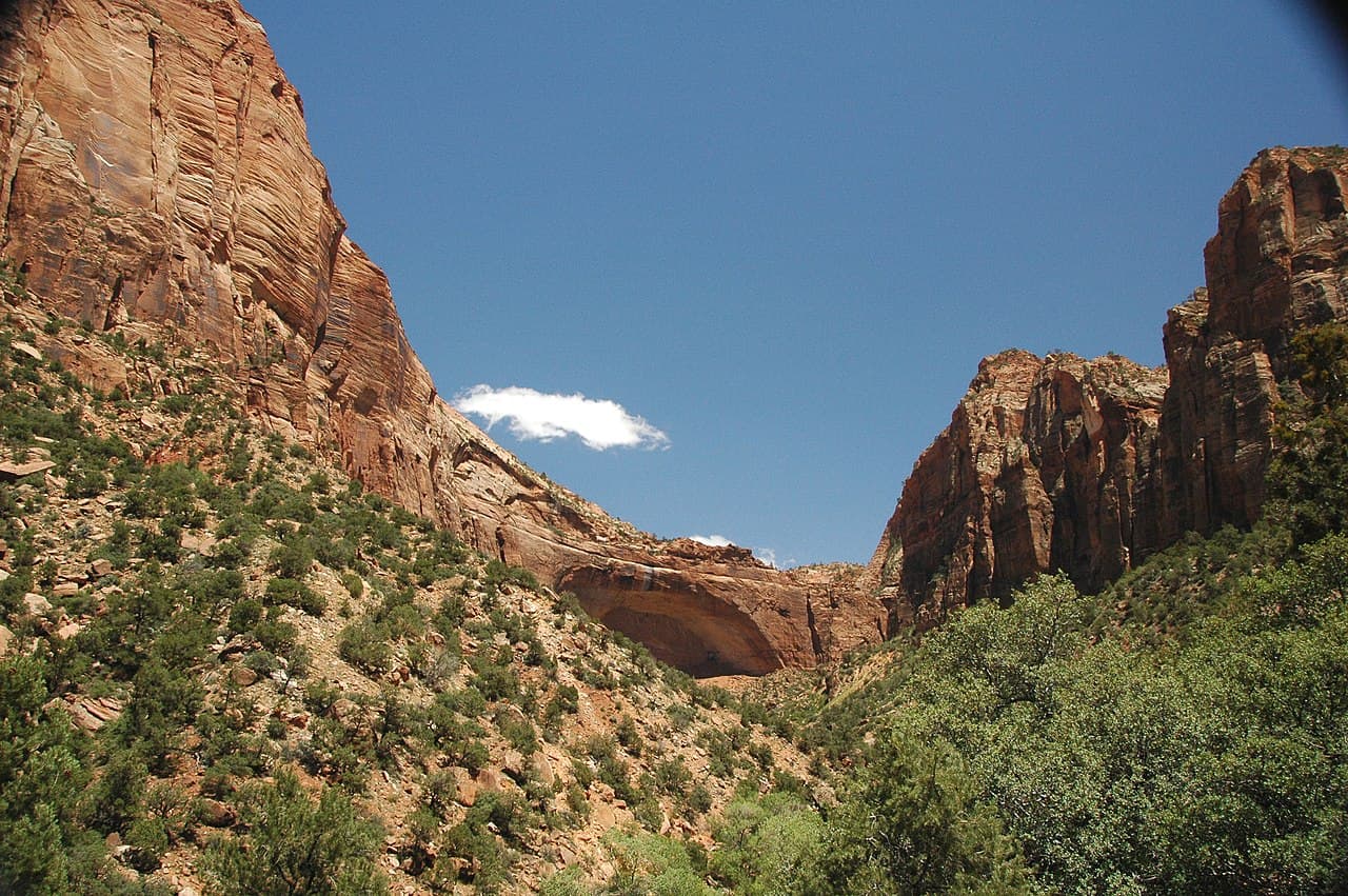Zion Canyoneering Permit — Pine Creek Canyon wilderness permit area in Zion National Park - backcountry hiking destination