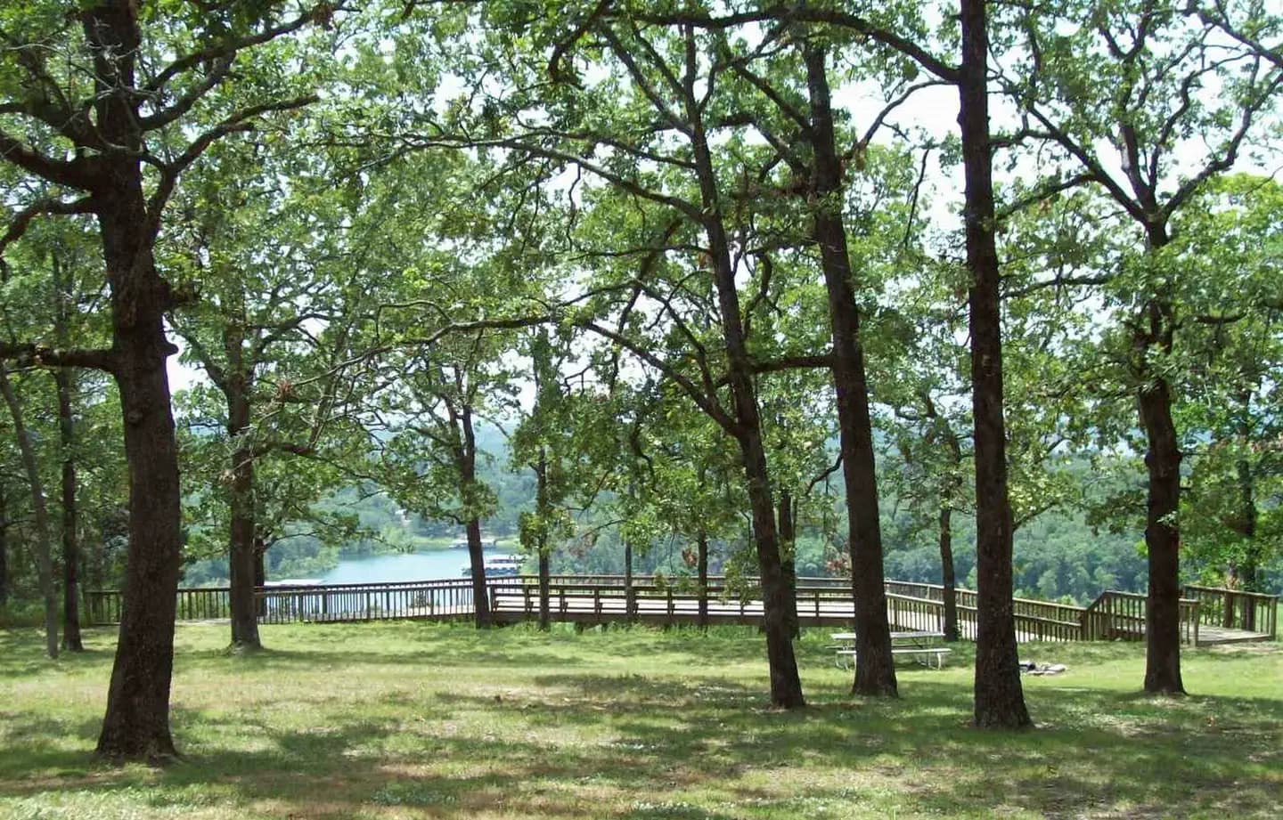 Shell Knob Rec Site Pavilion Campground in Missouri