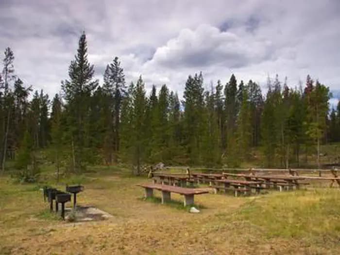 New Fork Lake Group Campground in Wyoming