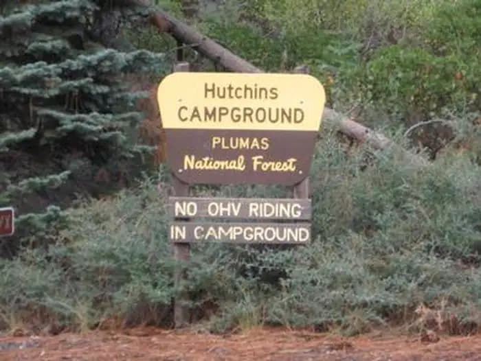 Hutchins Campground in California