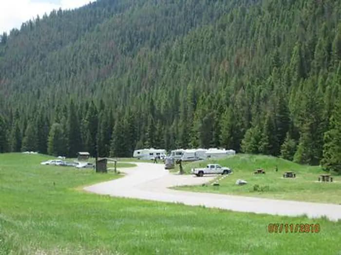 Moose Creek Flat Campground in Montana