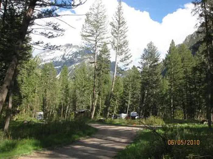 Pine Creek Campground in Montana