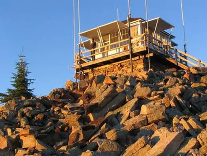 Castle Butte Lookout in Idaho