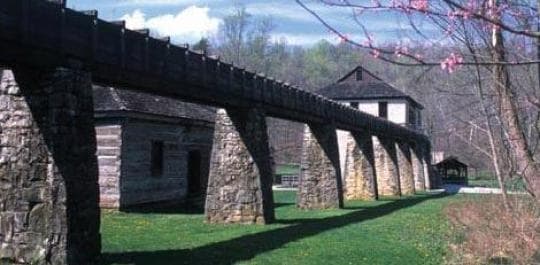 Spring Mill State Park campground