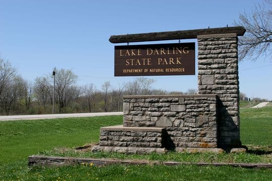 Lake Darling State Park campground