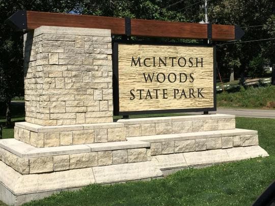 McIntosh Woods State Park campground