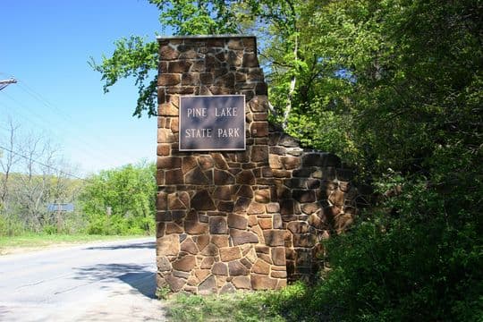 Pine Lake State Park campground