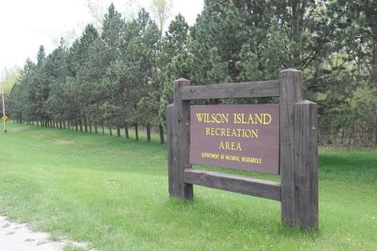 Wilson Island State Recreation Area campground