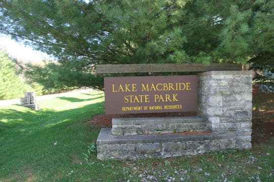 Lake Macbride State Park campground