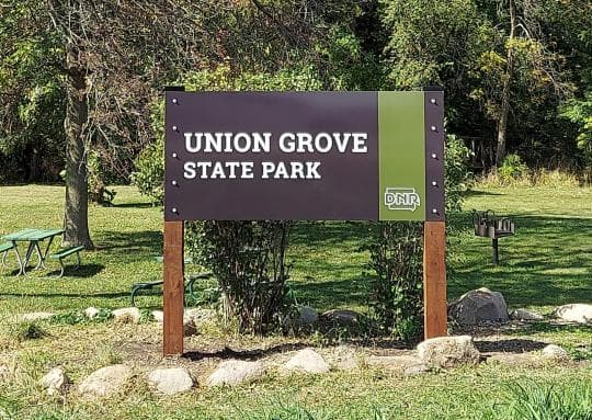 Union Grove State Park Campground in Iowa