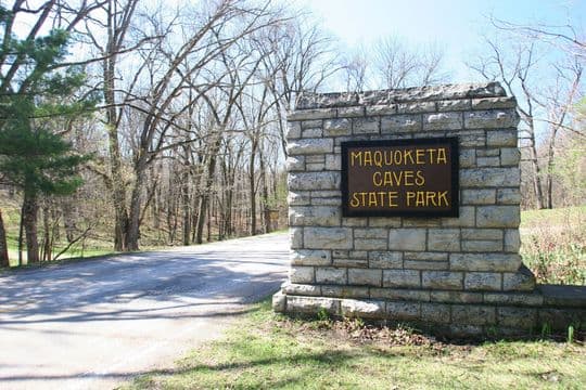Maquoketa Caves State Park campground
