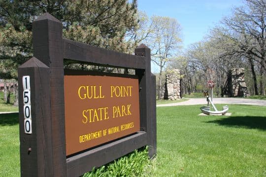 Gull Point State Park campground