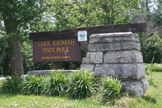 Lake Keomah State Park campground