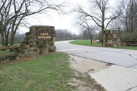 Lake Ahquabi State Park campground