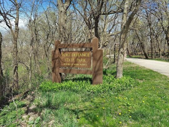 Fort Defiance State Park campground