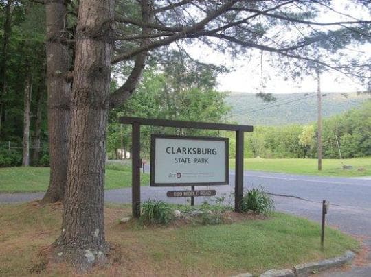 Clarksburg State Park campground