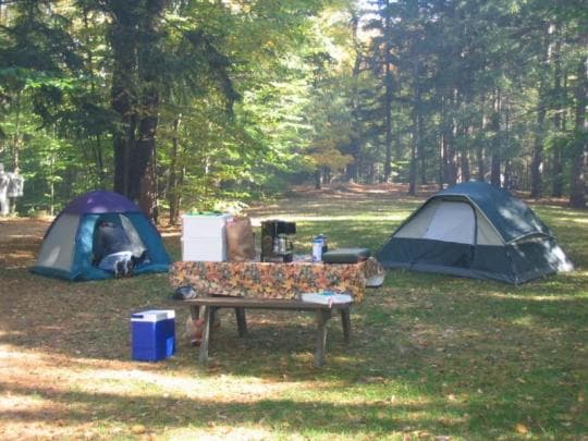Granville State Forest campground