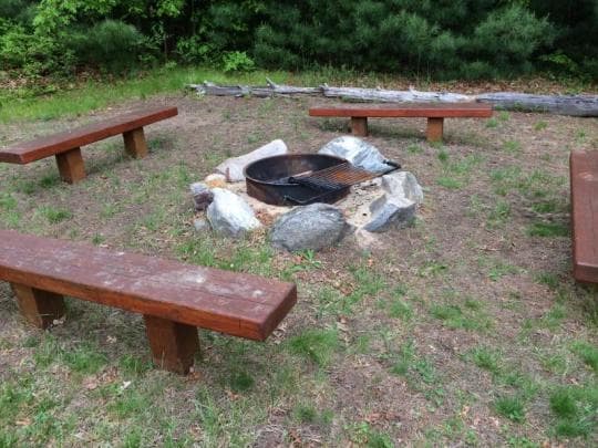 Loraine Campground at Harold Parker State Forest campground