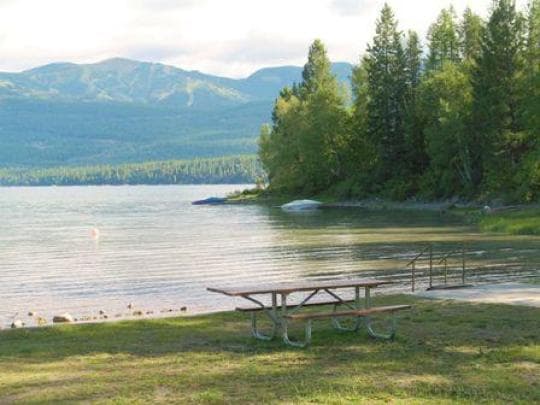 Whitefish Lake State Park campground