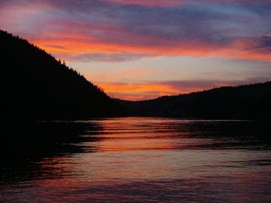 Salmon Lake State Park campground