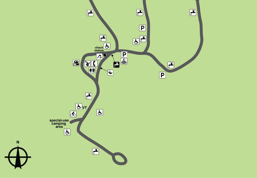 Dr. Edmund A. Babler Memorial SP Campground (sites 1-38) campground