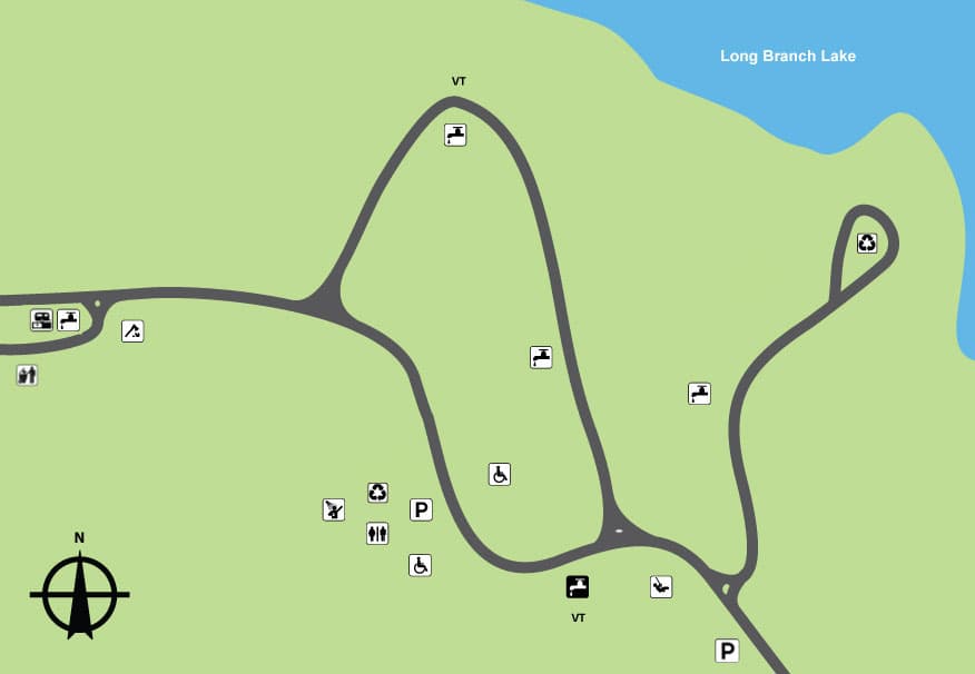 Long Branch State Park Campground in Missouri