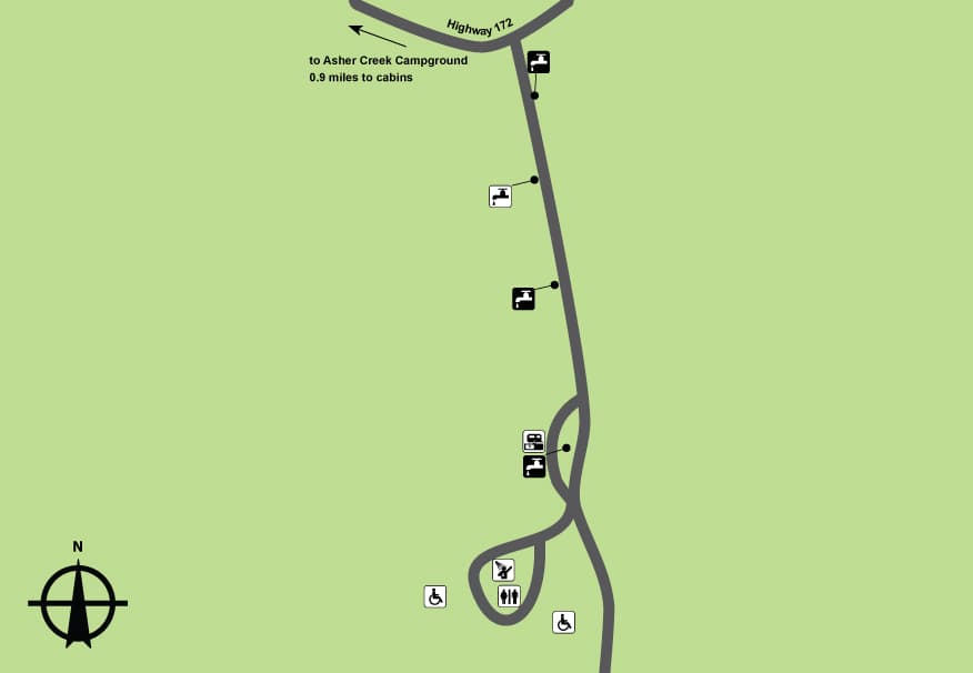 Lake Wappapello State Park Ridge Campground (sites 1-11 and 48-54) campground