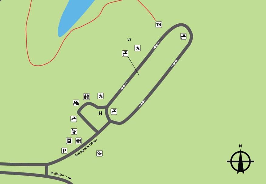 Stockton State Park East Campground (sites 41-74) campground