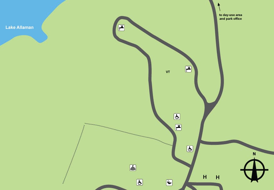 Wallace State Park Campground in Missouri