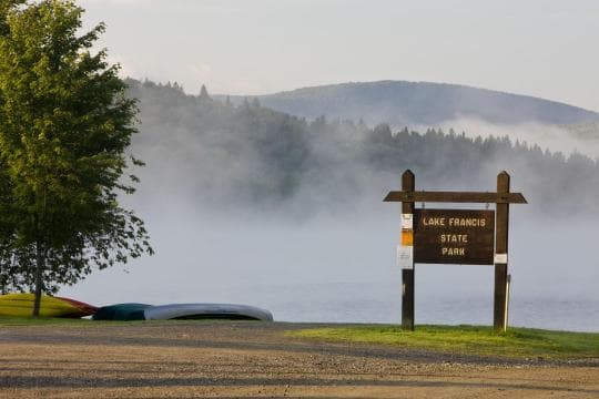 Lake Francis State Park campground