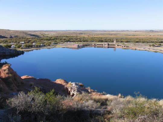 Bottomless Lakes campground