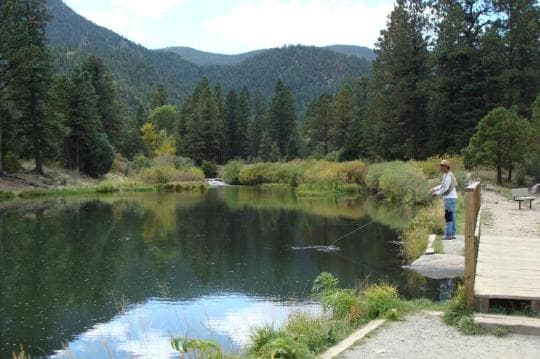 Cimarron Canyon campground