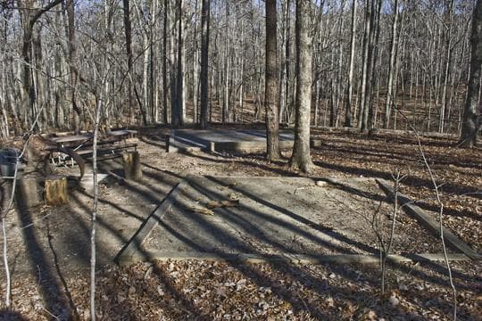 Crowders Mountain State Park campground